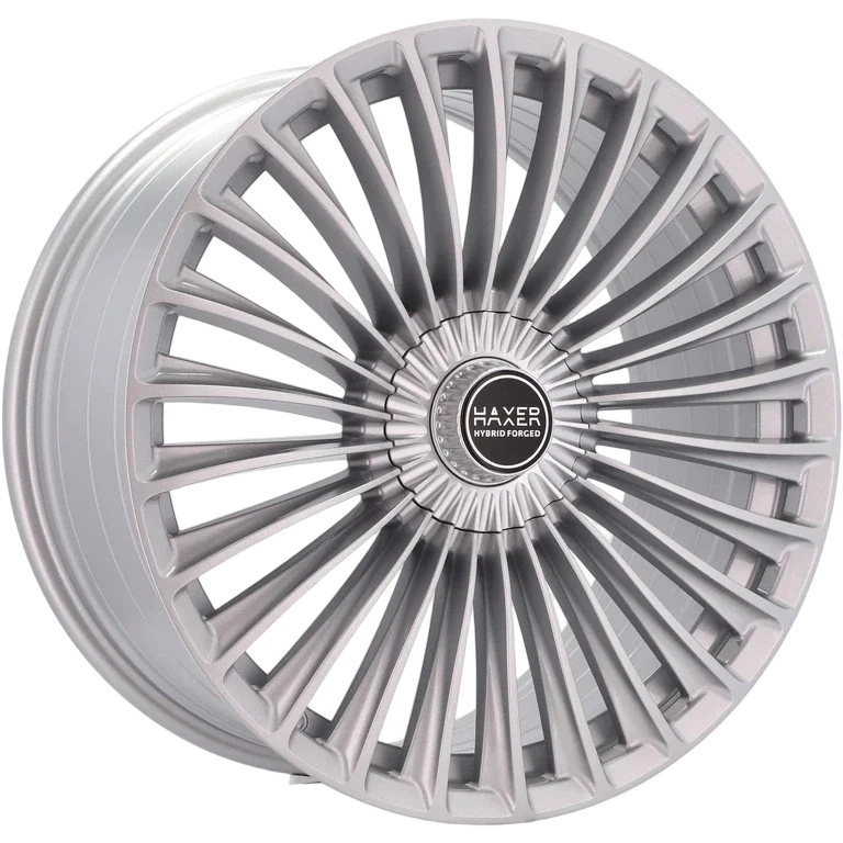 Alu kola HAXER HX09F 8.5x20 5x112 ET43 66.6 Silver Shining | Wheelsup.cz