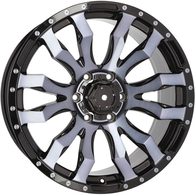 Alu kola pro Offroad I0215B 9x20 6x139.7 ET35 110.1 Black & Double Tinted Face | Wheelsup.cz