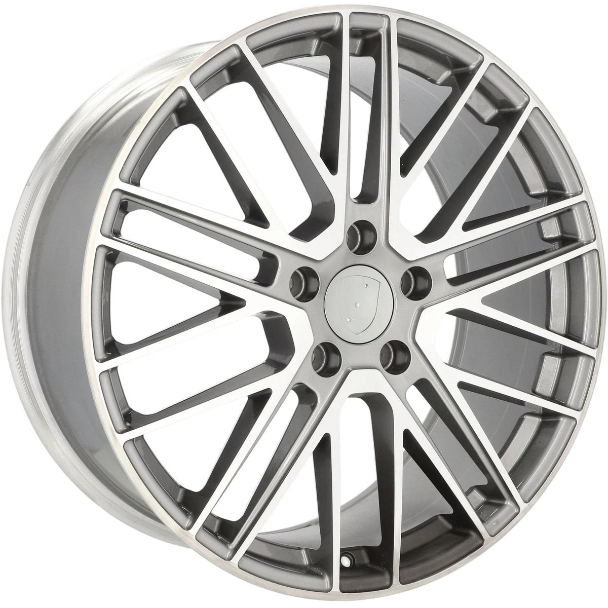 Alu kola pro Porsche I0375 9.5x21 5x130 ET69 71.6 Grey Polished | Wheelsup.cz