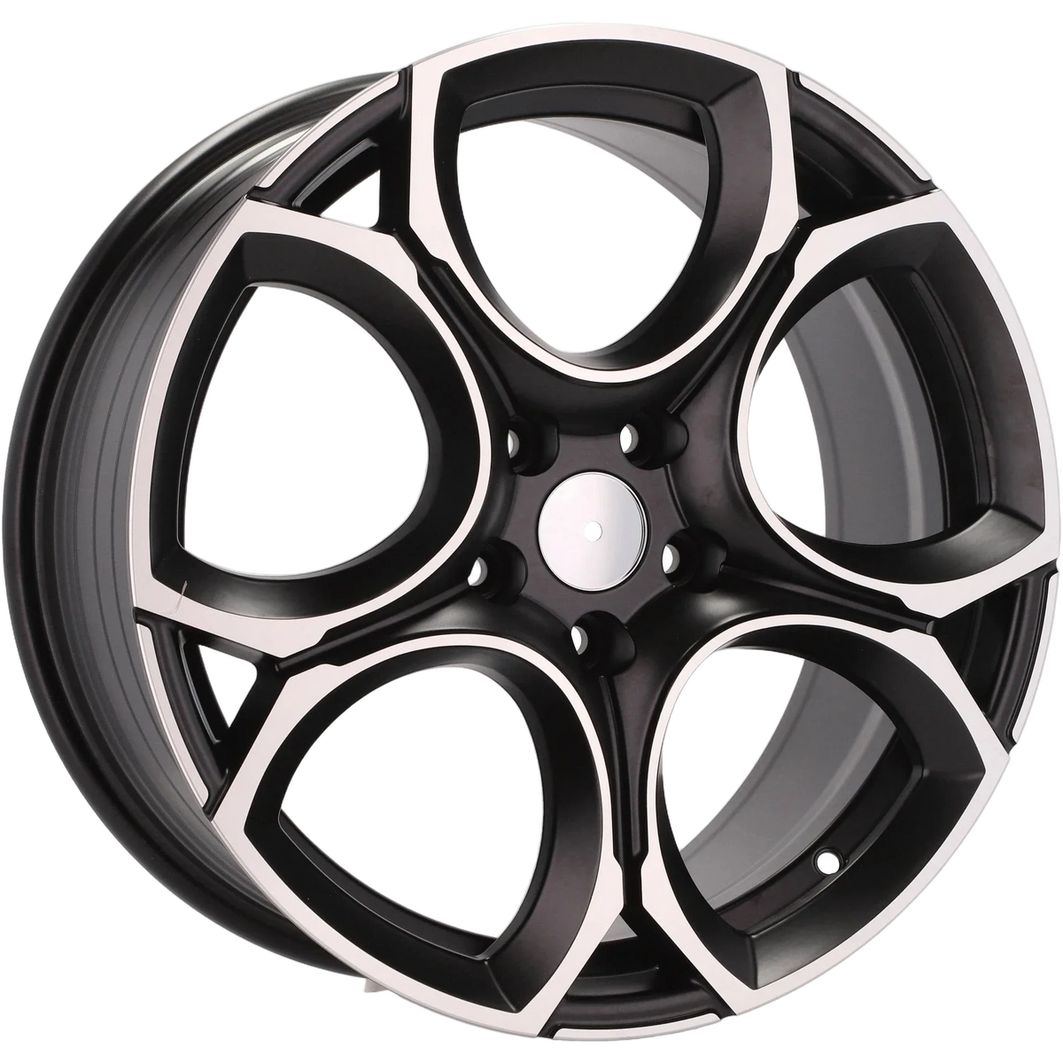 Alu kola pro Volkswagen I5162 8x18 5x112 ET45 57.1 Black Polished Half Matt | Wheelsup.cz
