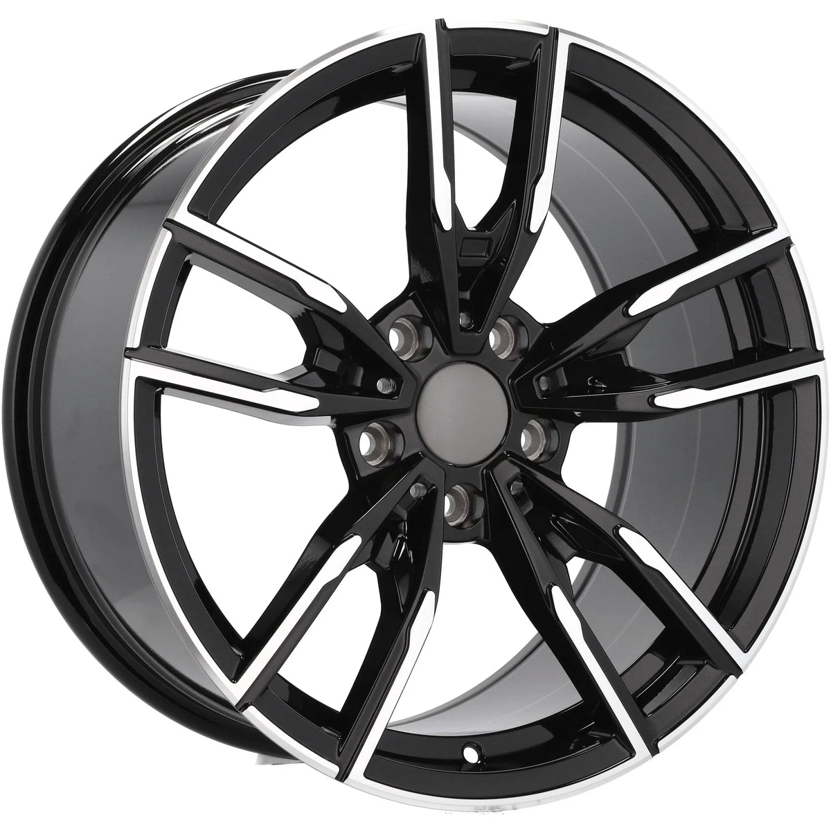 Alu kola pro BMW I5478 8x18 5x120 ET34 72.6 Black Polished Half Matt
