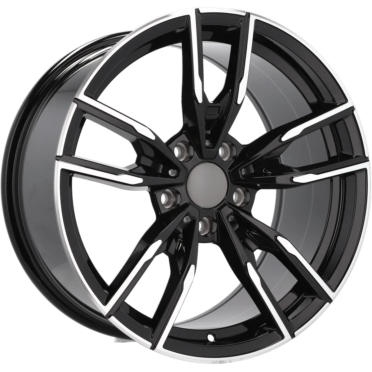 Alu kola pro BMW I5478 9.5x19 5x120 ET40 72.6 Black Polished Half Matt | Wheelsup.cz