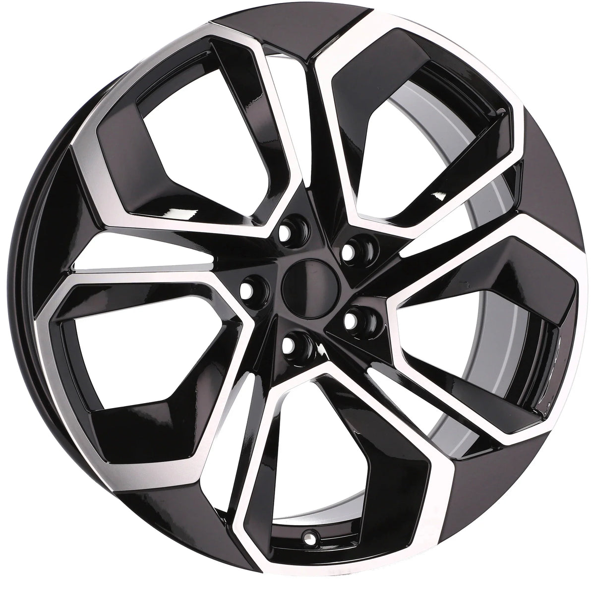 Alu kola pro Škoda I5561 8x18 5x112 ET42 57.1 Black Polished | Wheelsup.cz