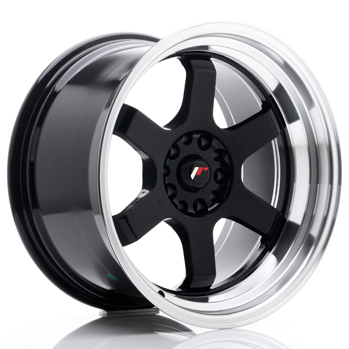 JR Wheels JR12 17x9 ET25 5x112/120 Gloss Black - Wheelsup