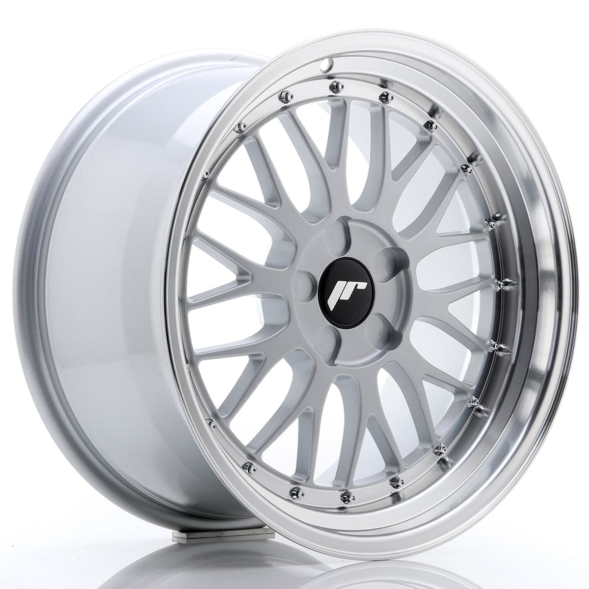 JR Wheels JR23 16x8 ET20 4x100/108 Hyper Silver w/Machined Lip - Wheelsup