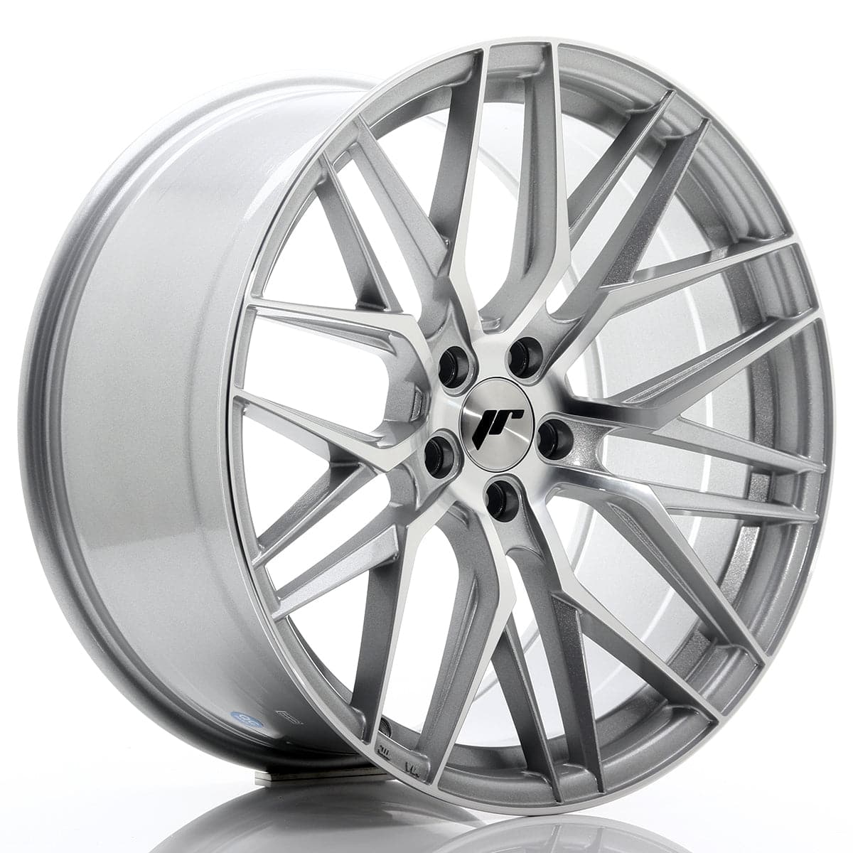 JR Wheels JR28 18x7,5 ET40 4x100 Silver Machined Face - Wheelsup
