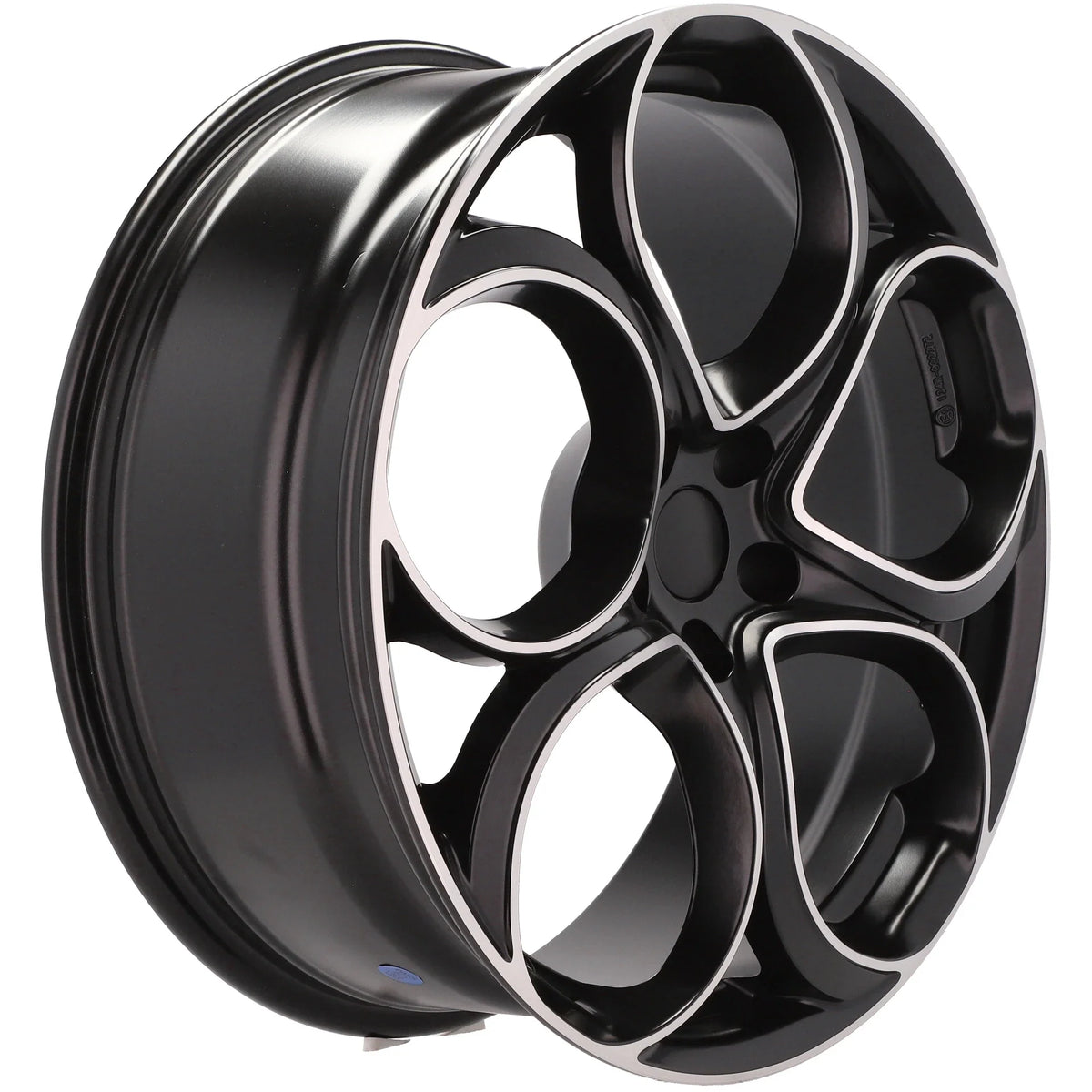 Alu kola pro Alfa Romeo L2387 8x20 5x110 ET37 65.1 Black Polished Half Matt | Wheelsup.cz