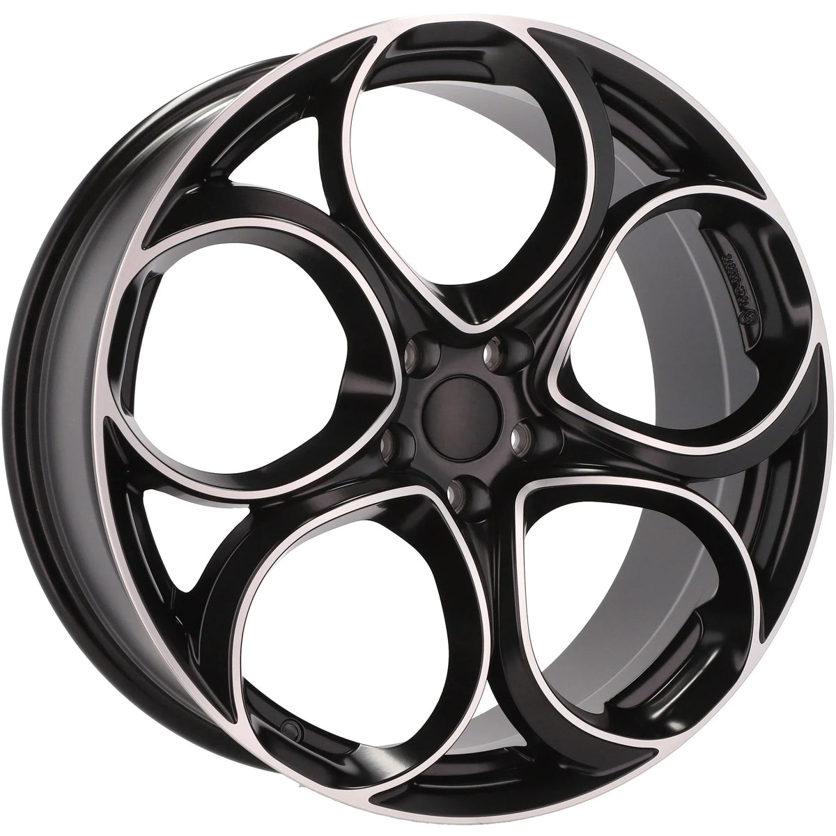 Alu kola pro Alfa Romeo L2387 8x20 5x110 ET37 65.1 Black Polished Half Matt | Wheelsup.cz