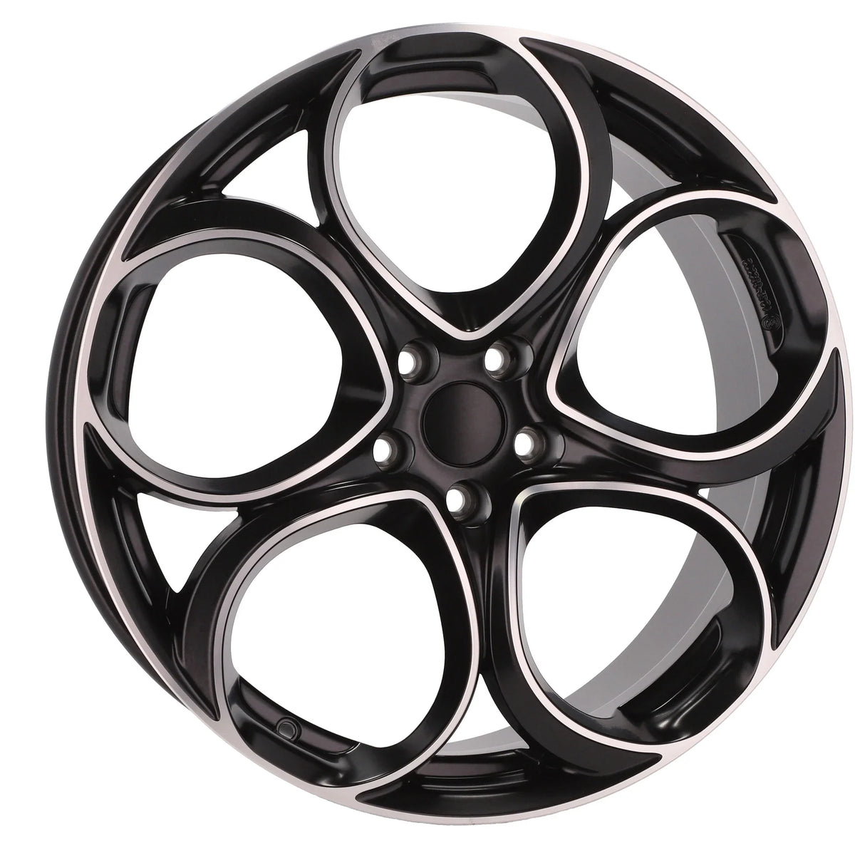 Alu kola pro Alfa Romeo L2387 8x20 5x110 ET37 65.1 Black Polished Half Matt | Wheelsup.cz