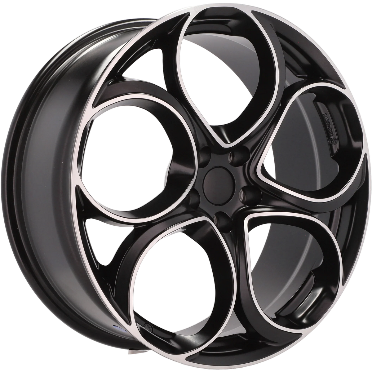 Alu kola pro Alfa Romeo L2387 8x19 5x110 ET34 65.1 Black Polished Half Matt | Wheelsup.cz