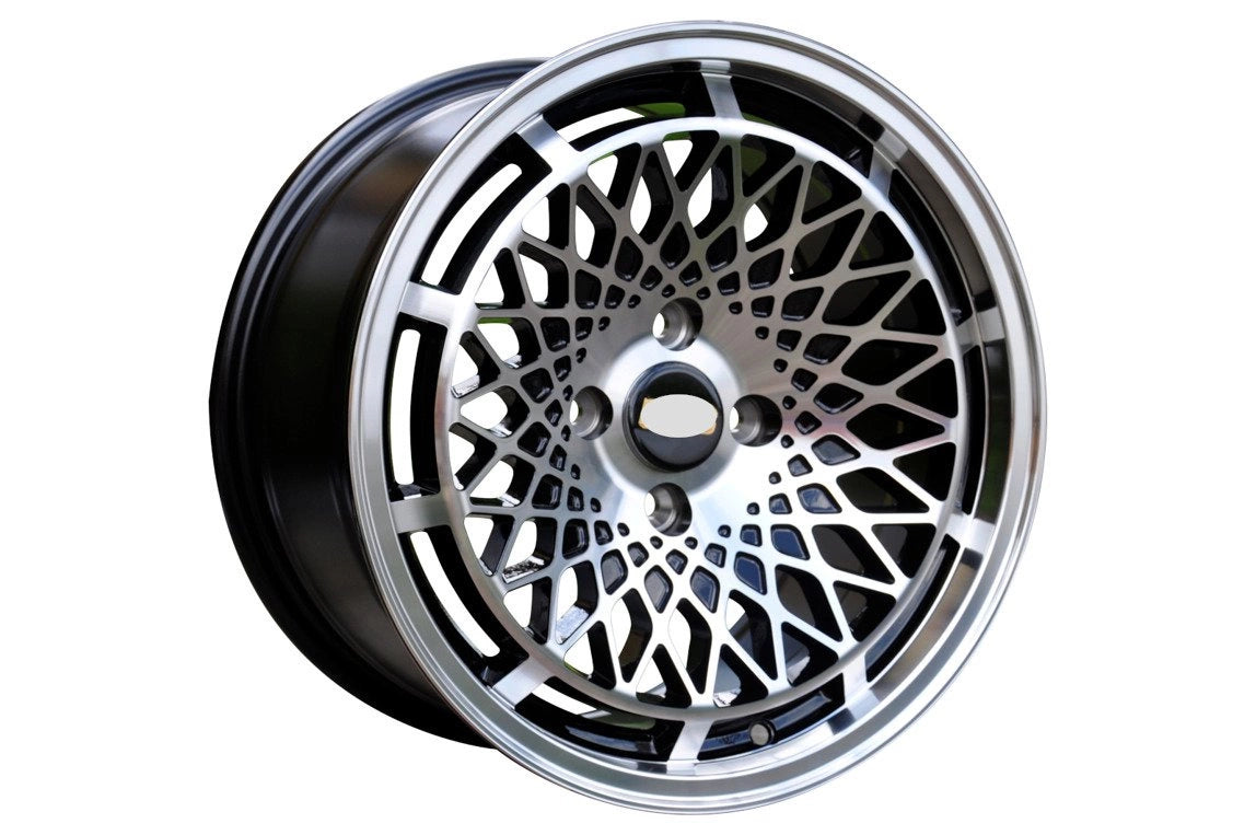 Alu kola Racing Line LU519 8x15 4x100 ET25 73.1 Black Polished | Wheelsup.cz
