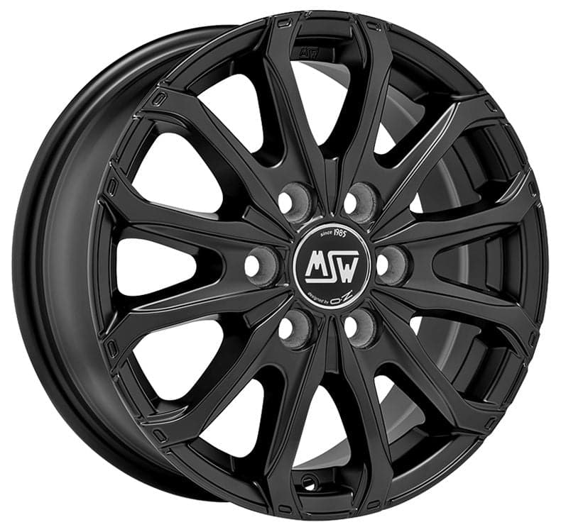 MSW 48 8x18 5x108 ET42 73,1 Matt Black - Wheelsup.sk