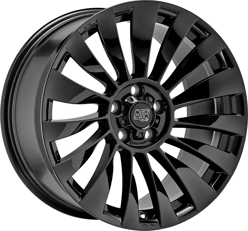 Alu kola MSW 37T 9.5x20 5x114.3 ET45 Gloss Black