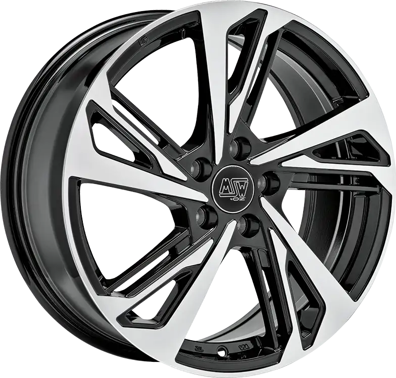 Alu kola MSW 60 8x18 5x112 ET44 57.1 černá