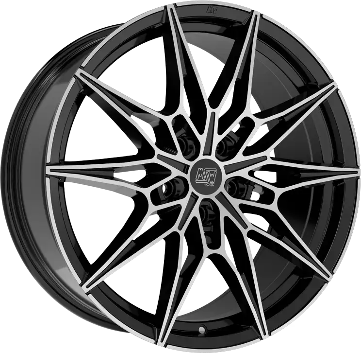 Alu kola MSW 75 8.5x19 5x112 ET29 73 černá