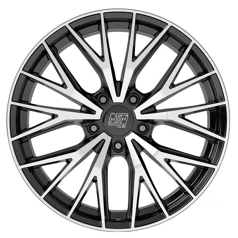 Alu kola MSW 44 9x20 5x112 ET28 Gloss Black Full Polished | Wheelsup.cz