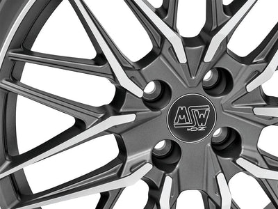Alu kola MSW 50 11.5x22 5x112 ET42 Matt Gun Metal Full Polished (Mgmfp)-Alu kola-WheelsUp