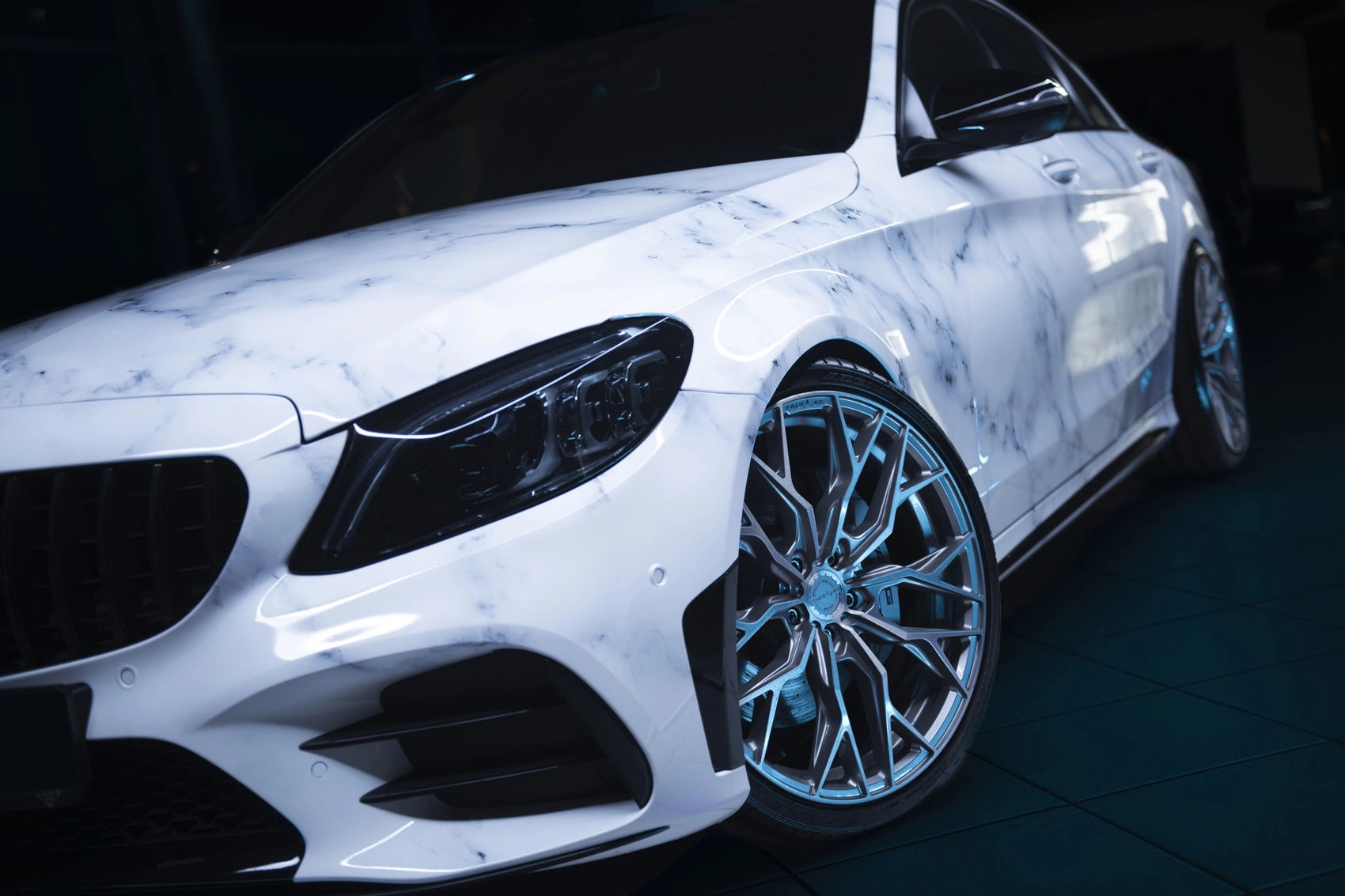 Mercedes Benz C Class C43 C63 Concaver CVR1 Brushed Titanium 808 10066.webp