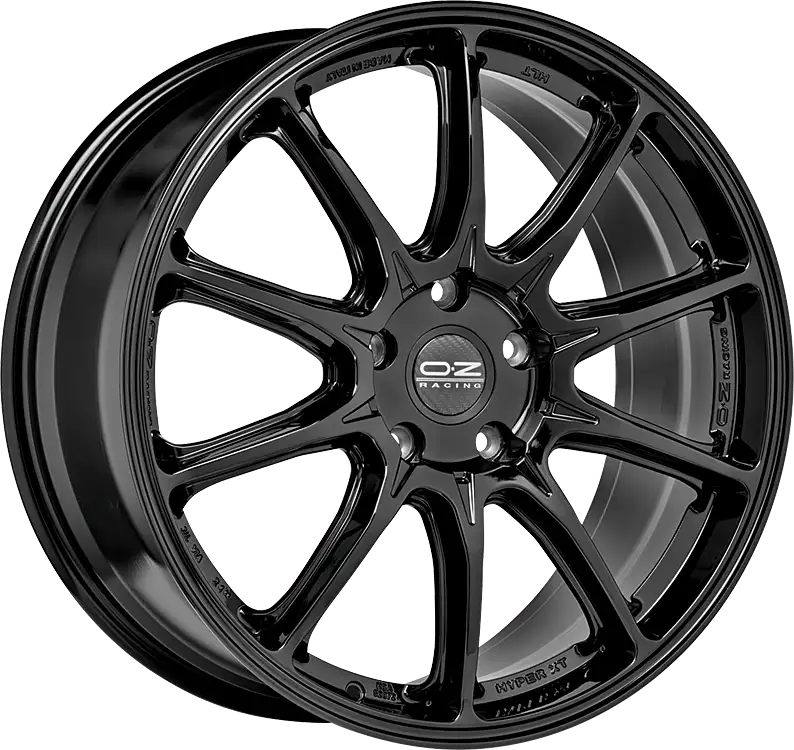 Alu kola OZ HYPER XT HLT 10x21 5x110 ET25 Gloss Black