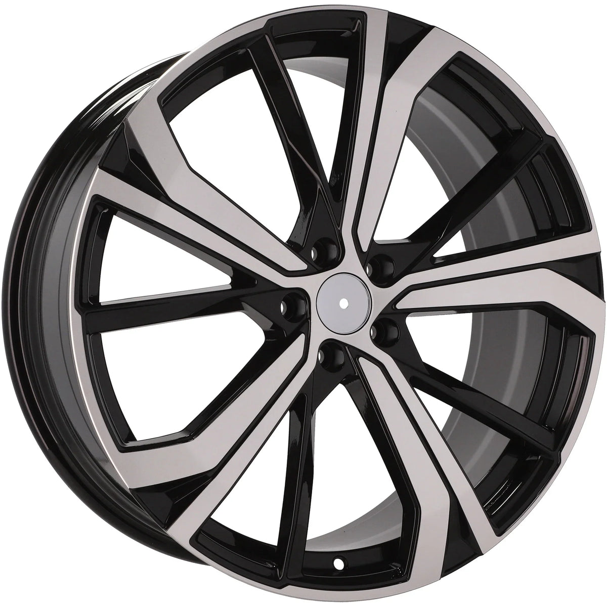 Alu kola pro Volvo SF503 7.5x18 5x108 ET50.5 63.4 Black Polished | Wheelsup.cz