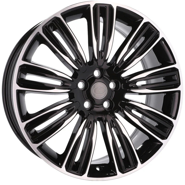 Alu kola pro Land Rover XE136 9.5x22 5x120 ET45 72.6 Black Polished | Wheelsup.cz