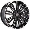 Alu disky pre Land Rover XE136 9.5x20 5x120 ET45 72.6 Čierna