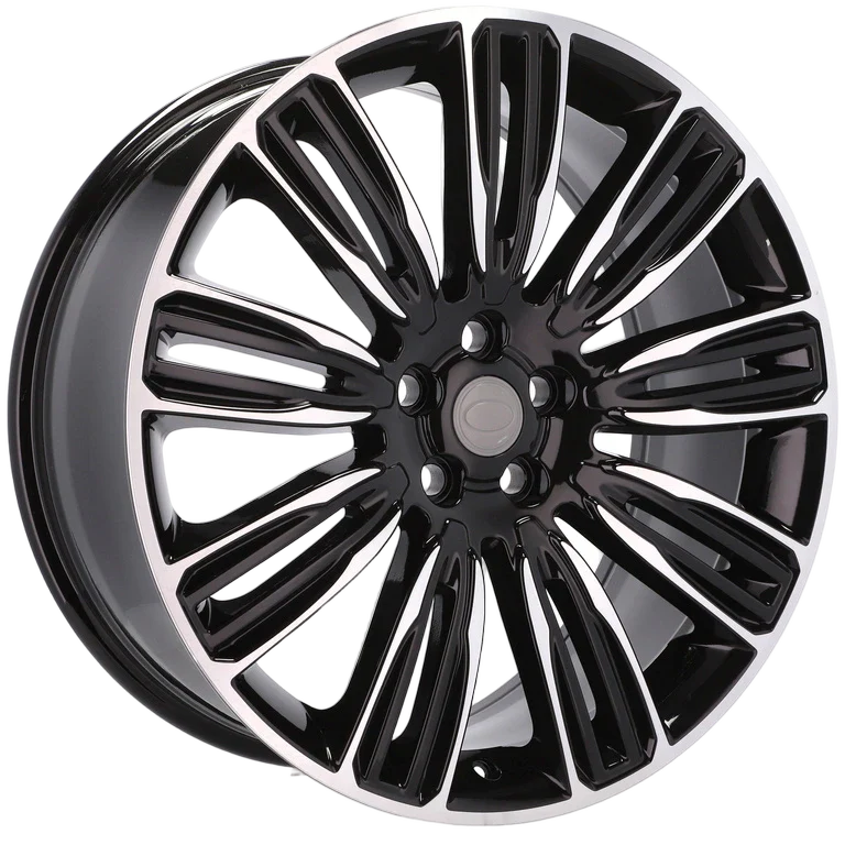 Alu kola pro Land Rover XE136 9.5x21 5x120 ET49 72.6 Black Polished | Wheelsup.cz