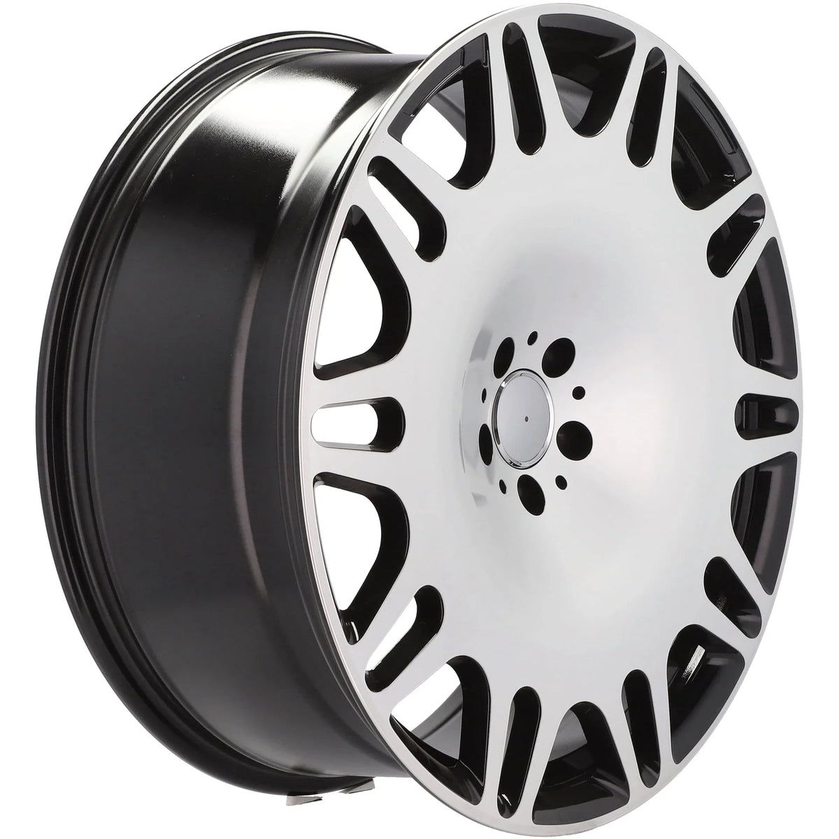 Alu kola pro Mercedes XE629 9x22 5x112 ET32 66.6 Black Polished