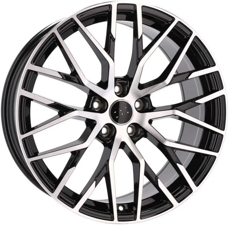 Alu kola pro Audi XFE30 8x18 5x112 ET35 66.6 Black Polished | Wheelsup.cz