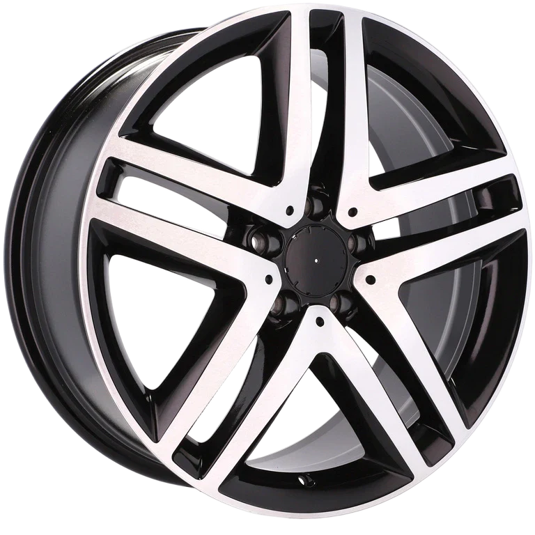 Alu kola pro Mercedes XFE69 8x19 5x112 ET52 66.6 Black Polished | Wheelsup.cz