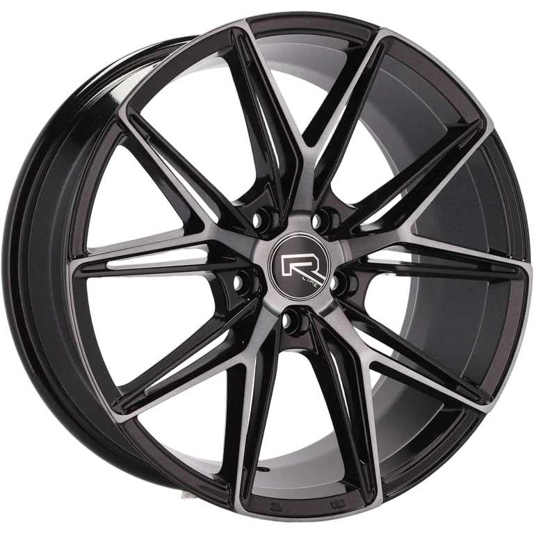 Alu kola HAXER Y0036 8x18 5x114.3 ET40 73.1 Black & Tinted Face | Wheelsup.cz