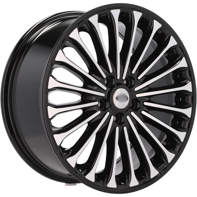Alu kola pro Ford Y0056 8x18 5x108 ET55 63.4 Black Polished | Wheelsup.cz