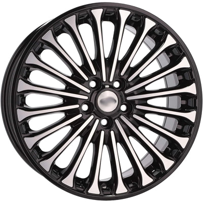 Alu kola pro Ford Y0056 8x18 5x108 ET55 63.4 Black Polished | Wheelsup.cz