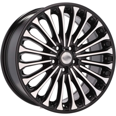 Alu kola pro Ford Y0056 8x18 5x108 ET55 63.4 Black Polished | Wheelsup.cz