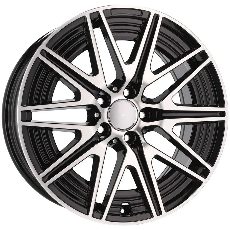 Alu kola pro Mercedes Y0102 8.5x19 5x112 ET52 66.6 Black Polished | Wheelsup.cz