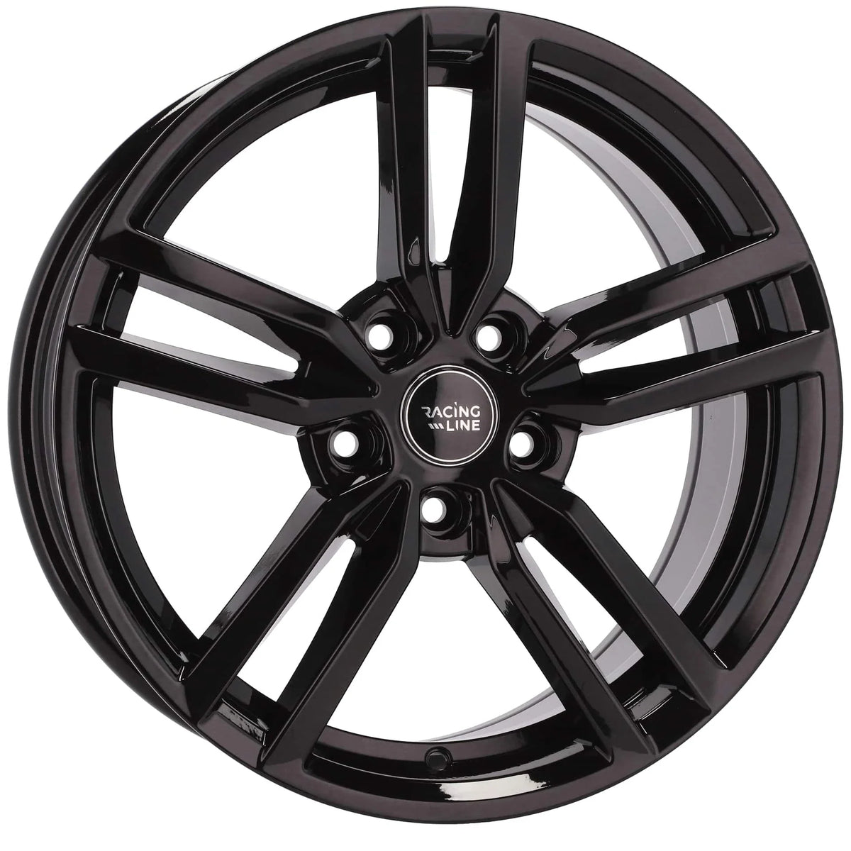 Alu kola Racing Line Y0136 7.5x17 5x108 ET40 73.1 Black | Wheelsup.cz