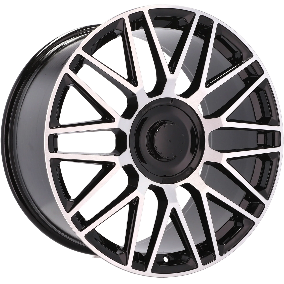 Alu kola pro Mercedes Y0207 8.5x19 5x112 ET40 66.6 Black Polished | Wheelsup.cz