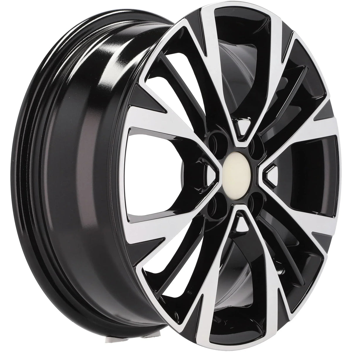 Alu kola pro Kia Y1127 6x15 4x100 ET51 54.1 Black Polished | Wheelsup.cz