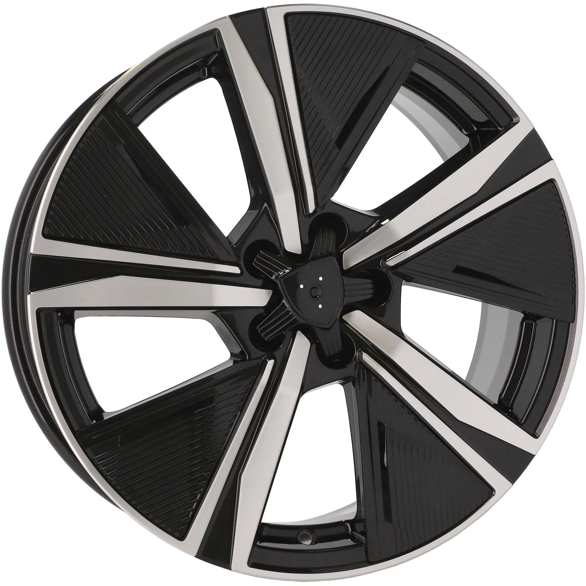 Alu kola pro Peugeot Y1187F 7.5x18 5x108 ET44 65.1 Black Polished | Wheelsup.cz