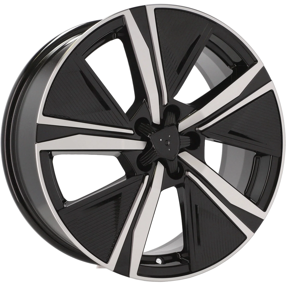 Alu kola pro Peugeot Y1187F 7.5x18 5x108 ET44 65.1 Black Polished | Wheelsup.cz