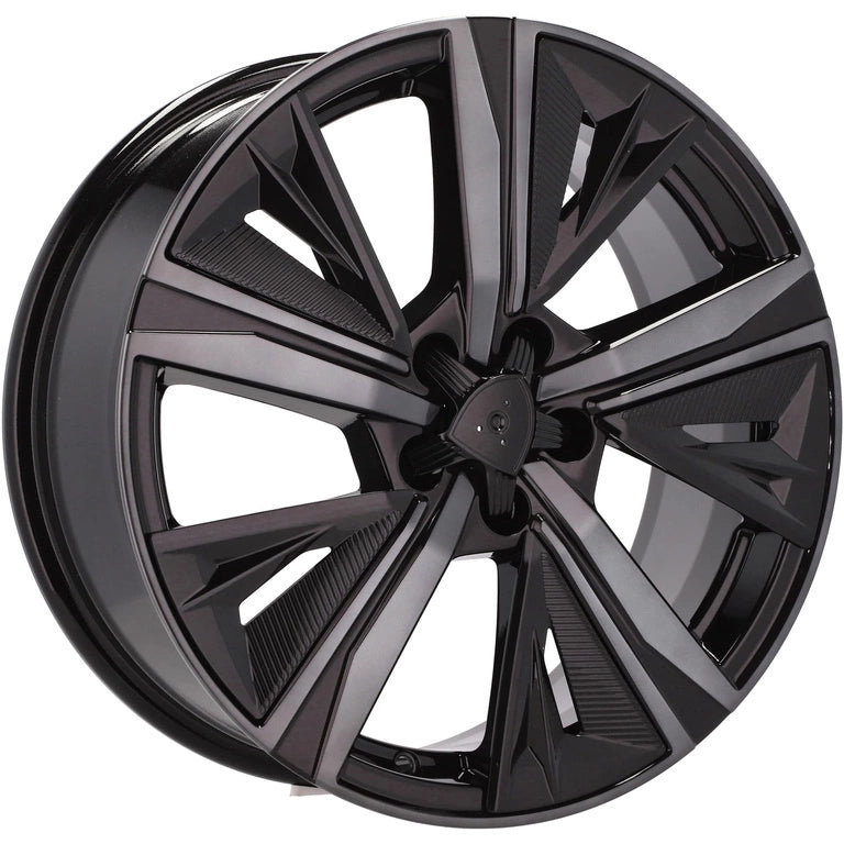 Alu kola pro Peugeot Y1187 7x17 4x108 ET32 65.1 Black & Tinted Face
