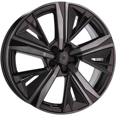 Alu kola pro Peugeot Y1187 7x17 4x108 ET32 65.1 Black & Tinted Face | Wheelsup.cz