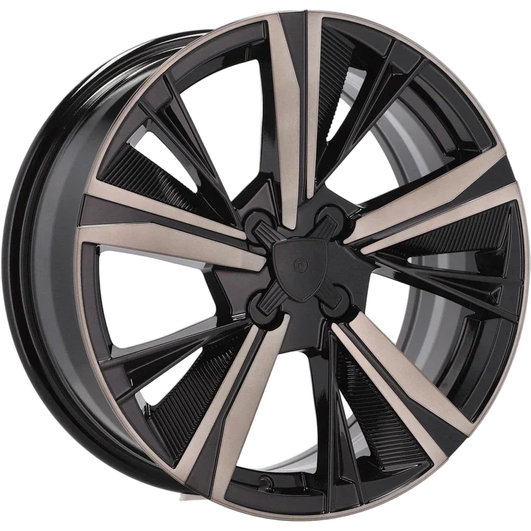 Alu kola pro Peugeot Y1187 7x17 4x108 ET25 65.1 Black & Tinted Face | Wheelsup.cz