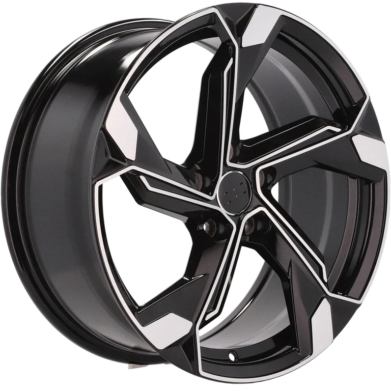 Alu kola pro Audi Y1201 9x20 5x112 ET38 66.6 Black Polished Half Matt | Wheelsup.cz