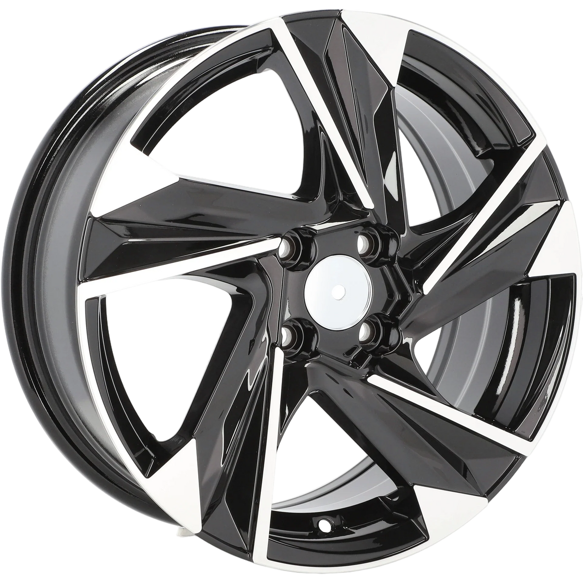 Alu kola pro Hyundai Y1220 6.5x16 4x100 ET45 54.1 Black Polished | Wheelsup.cz