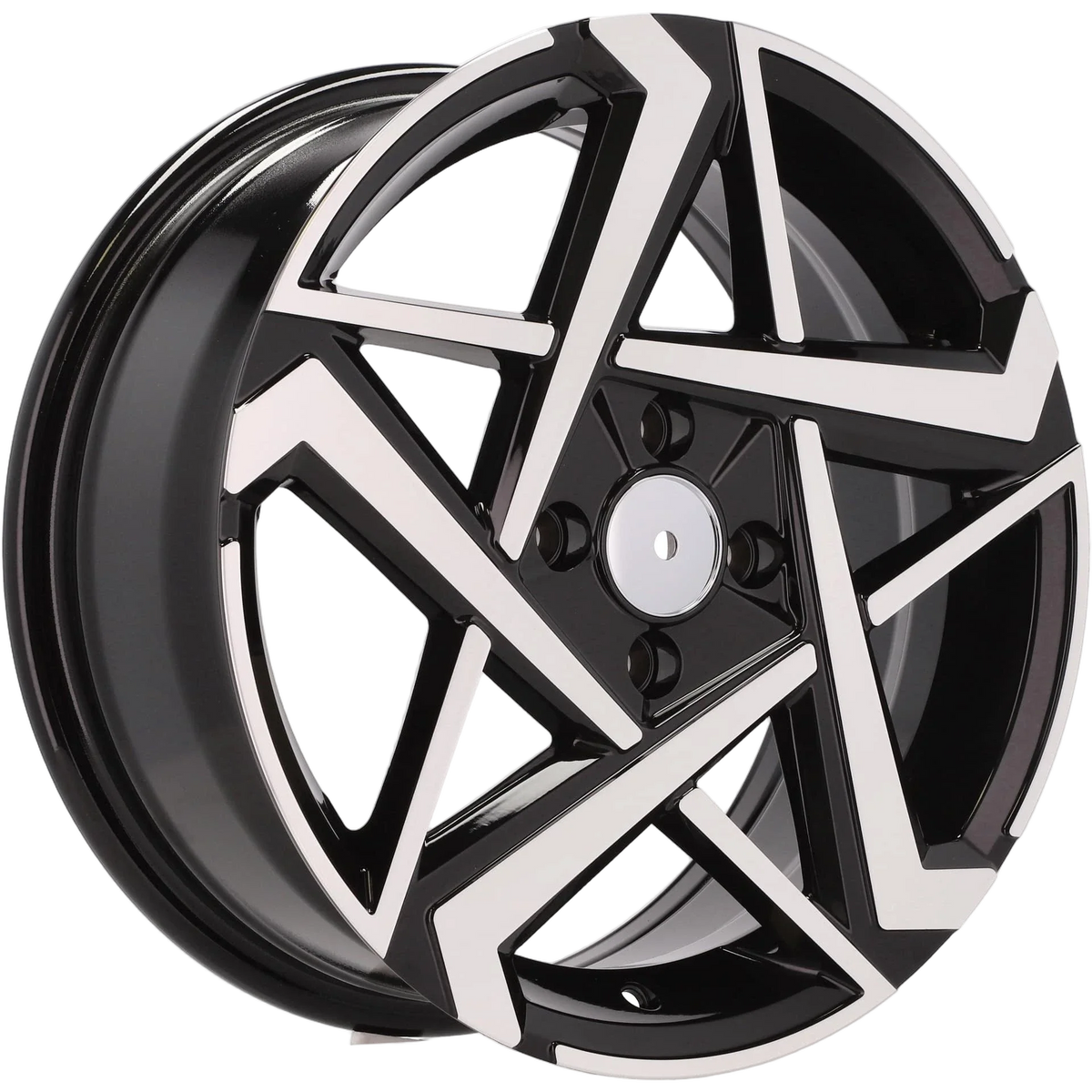 Alu kola pro Hyundai Y1237 6.5x16 4x100 ET45 54.1 Black Polished | Wheelsup.cz