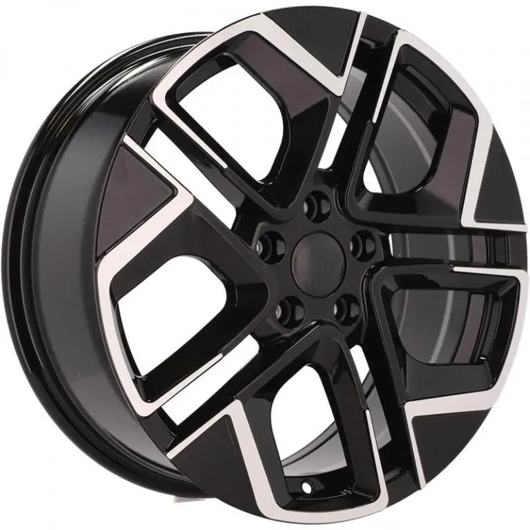 Alu kola pro Volkswagen Y1258 7.5x18 5x112 ET51 57.1 Black Polished | Wheelsup.cz