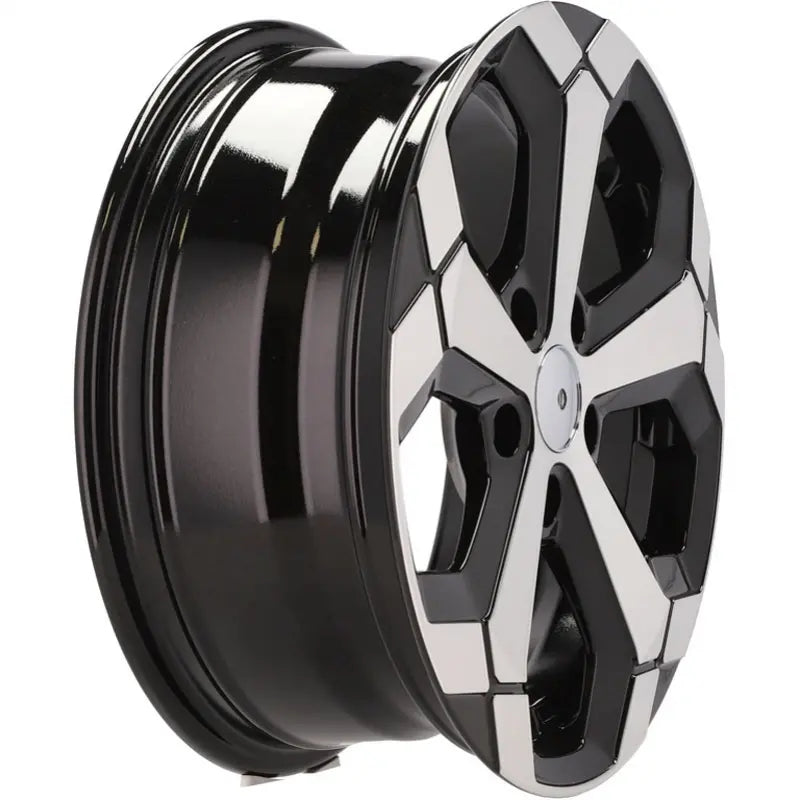 Alu kola pro Dacia Y1274 6.5x16 5x114.3 ET45 66.1 Black Polished | Wheelsup.cz