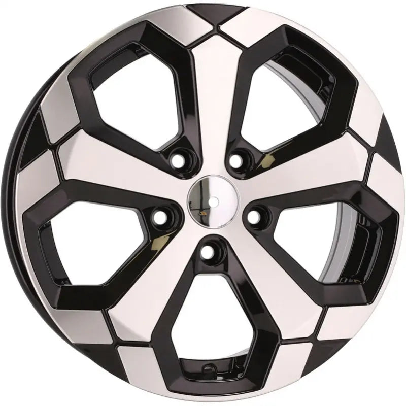 Alu kola pro Dacia Y1274 6.5x16 5x114.3 ET45 66.1 Black Polished | Wheelsup.cz