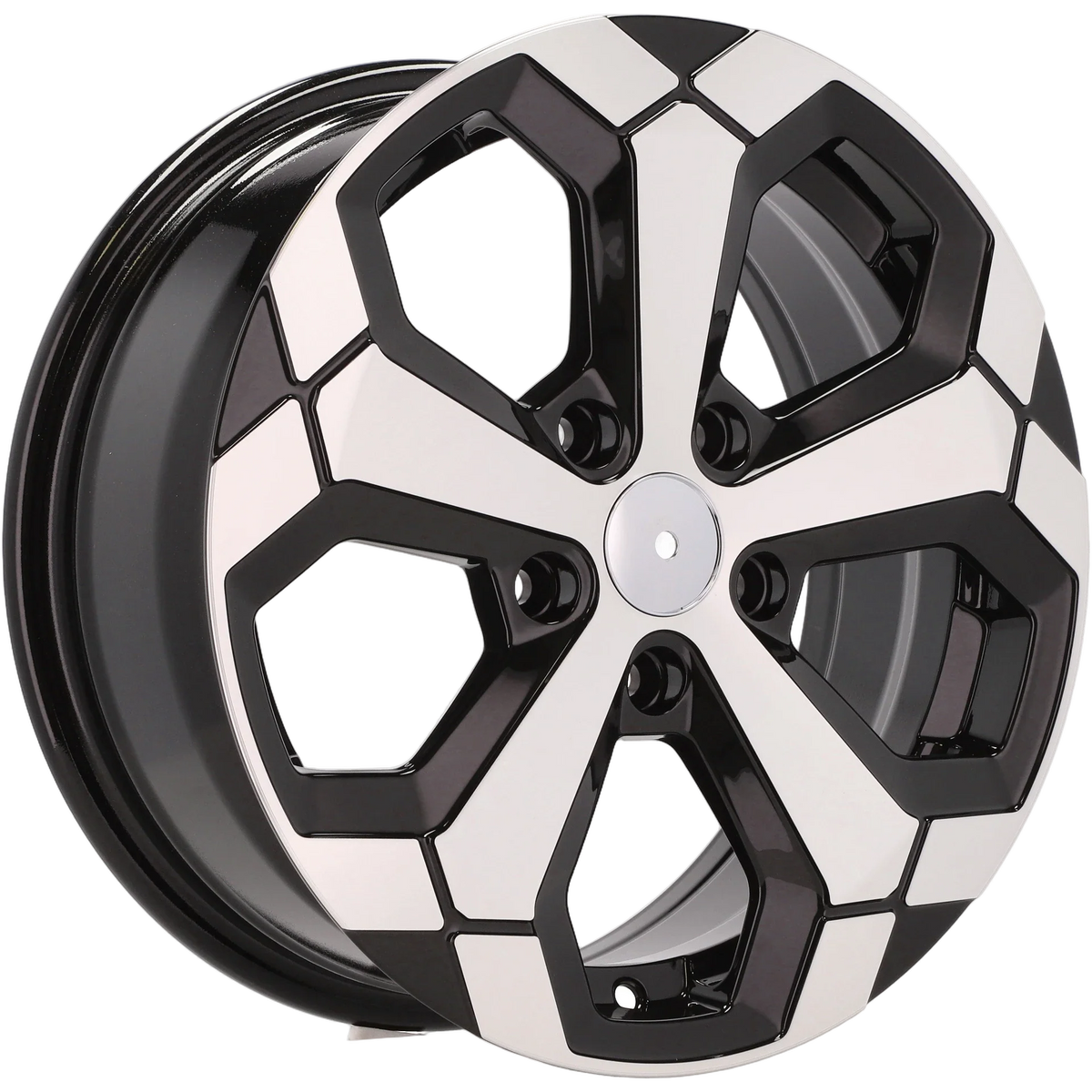 Alu kola pro Dacia Y1274 6.5x16 5x114.3 ET45 66.1 Black Polished | Wheelsup.cz